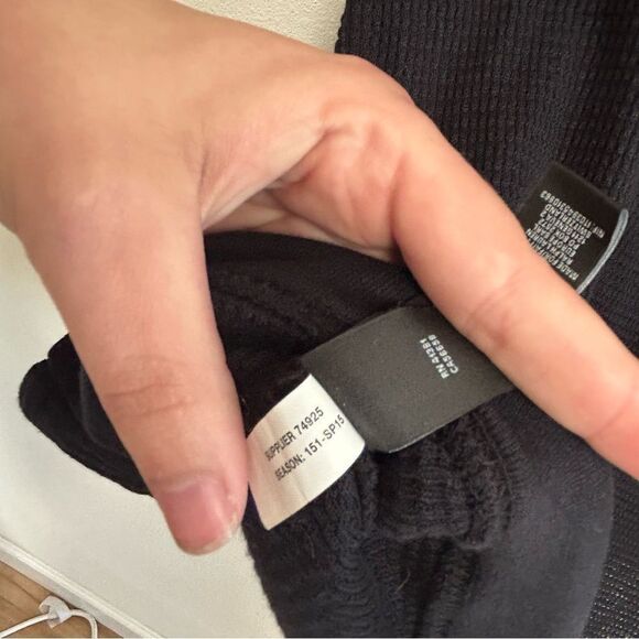 Ralph Lauren Black Knit Cotton Men's Cardigan Size Medium - Picture 6 of 6